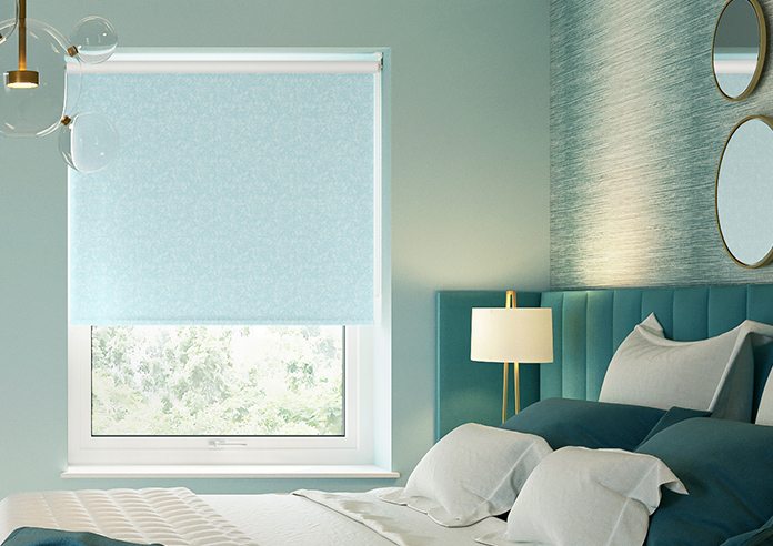 Ophelia, Neon Blue - Roller Blind - Image 3